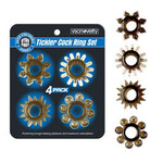TICKLER COCK RING SET BLACK