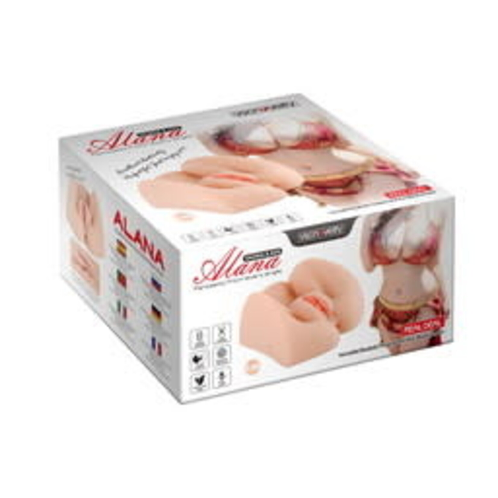 REALISTIC VAGINA AND ASS MASTURBATOR-ALANA