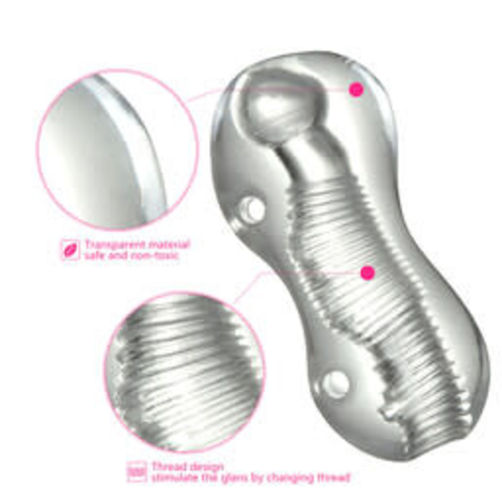 ICE GIRL TEXTURED SENSATION STROKER 351005