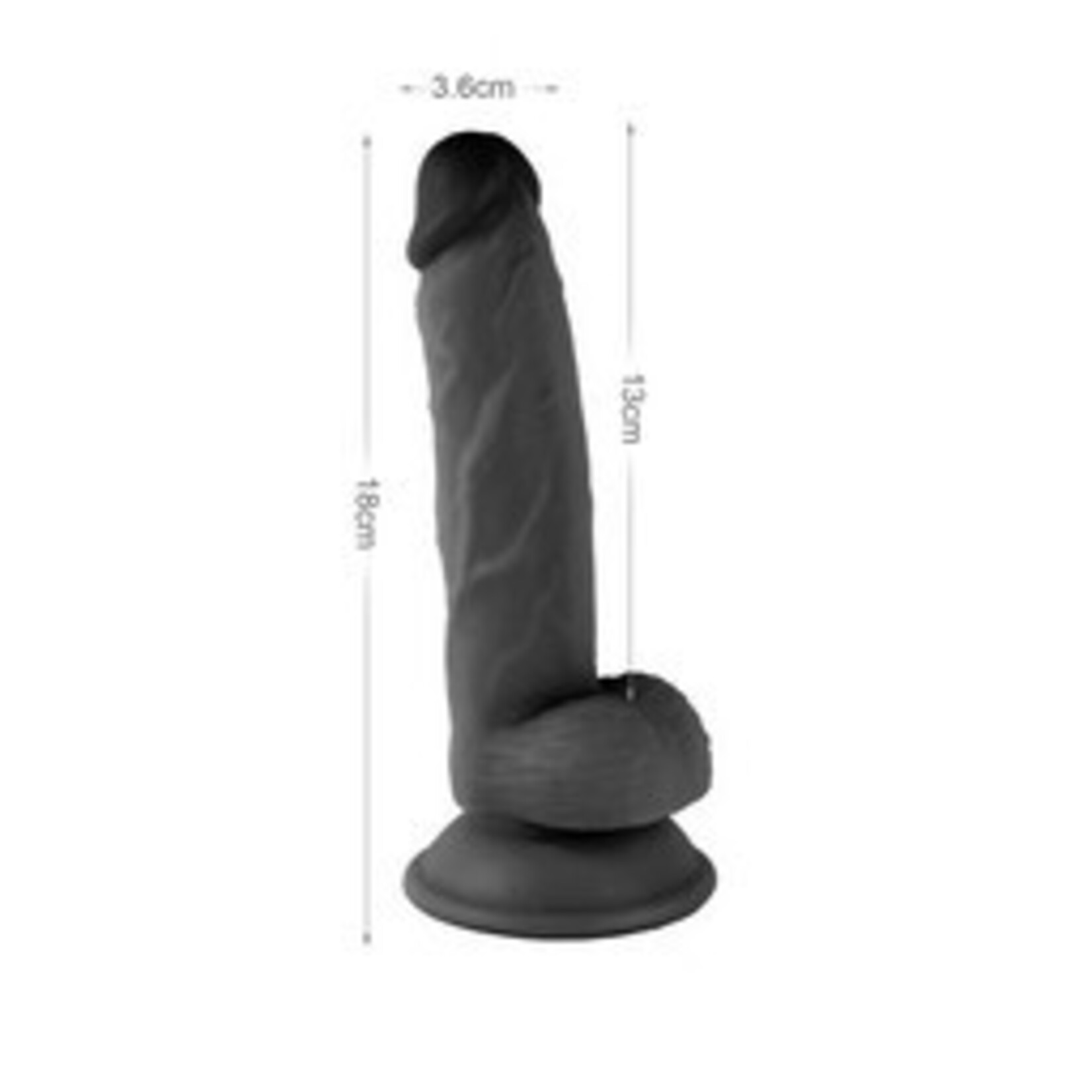 MR. RUDE 7.1" REALISTIC DONG BLACK
