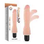 8.9" EXTREME SOFT REALISTIC DILDO VIBRATOR-BENDABLE&POSABLE