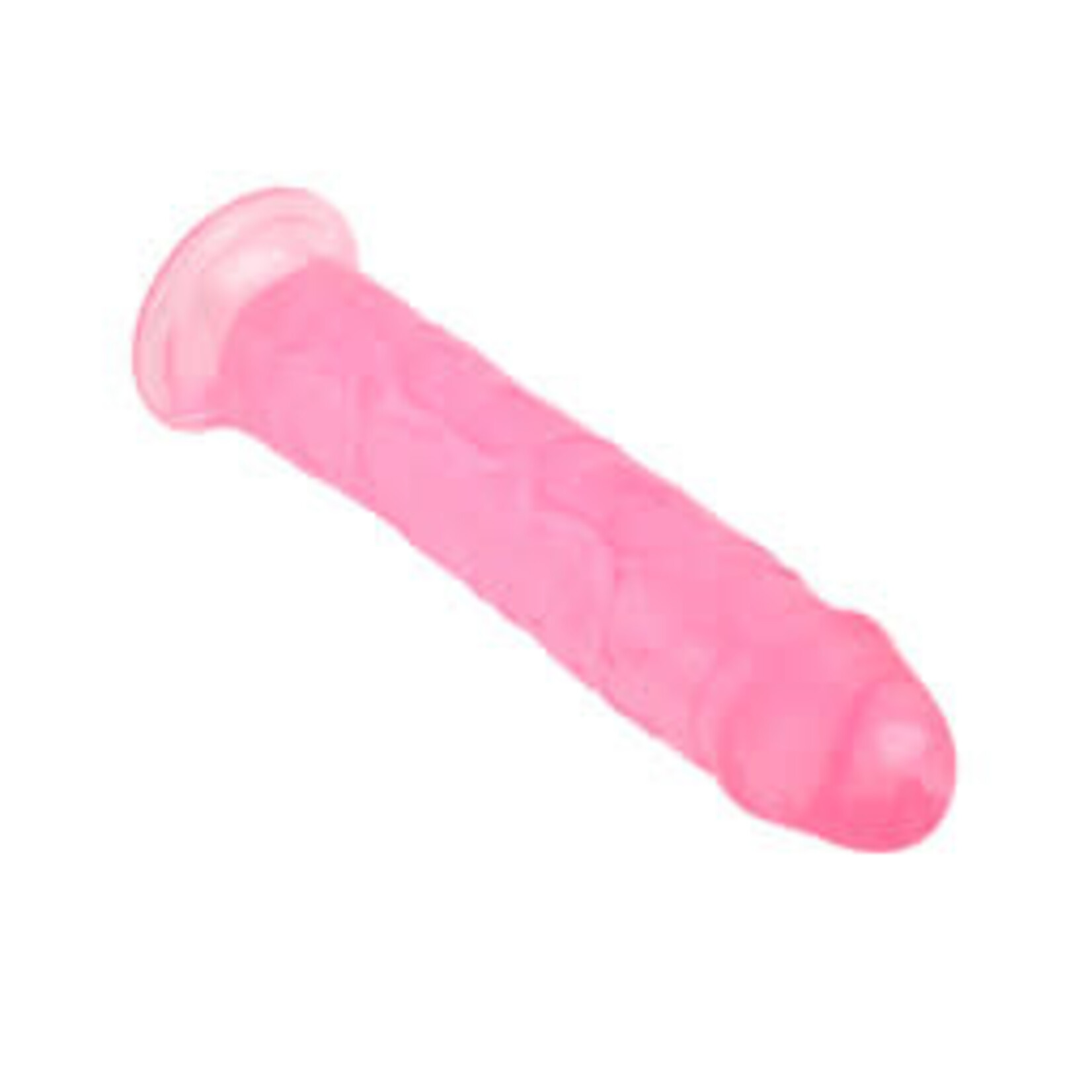 8.5 " MR. RUDE -CRYSTAL JELLIES REALISTIC DILDO PINK
