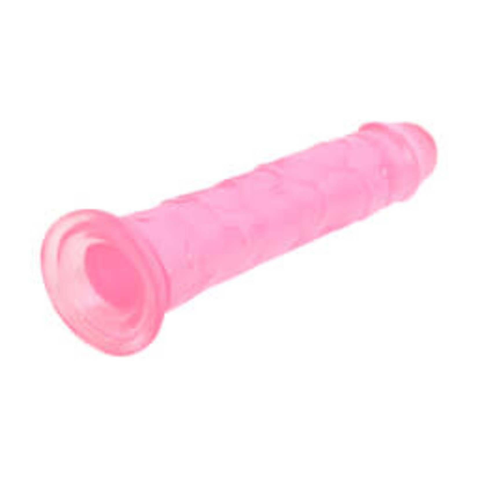 8.5 " MR. RUDE -CRYSTAL JELLIES REALISTIC DILDO PINK