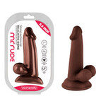 MR. RUDE 6.3" REALISTIC DONG BROWN