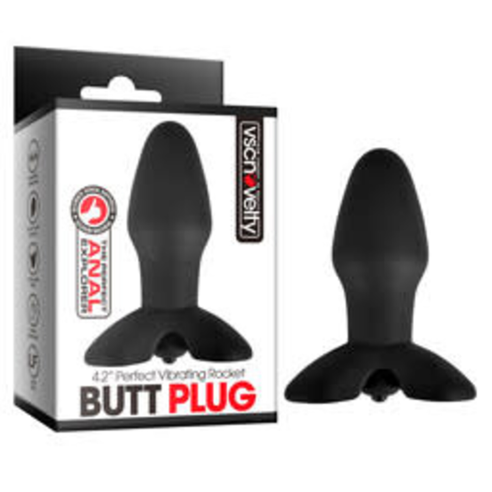 4.2" PERFECT VIBRATING ROCKET BUTT PLUG