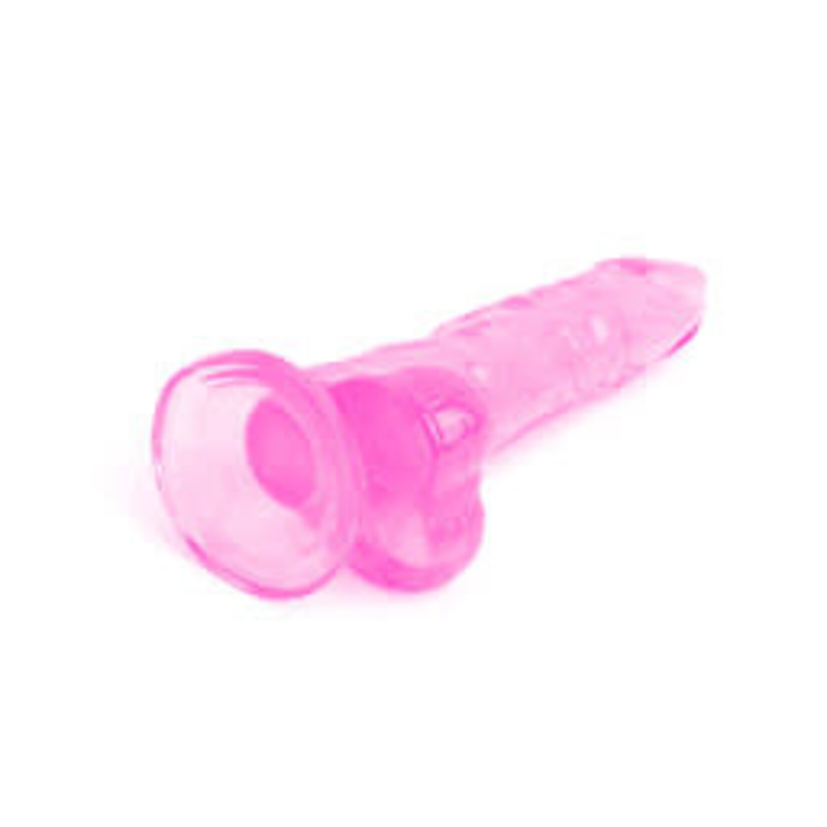 5.3" MR. RUDE -CRYSTAL JELLIES REALISTIC DILDO PINK