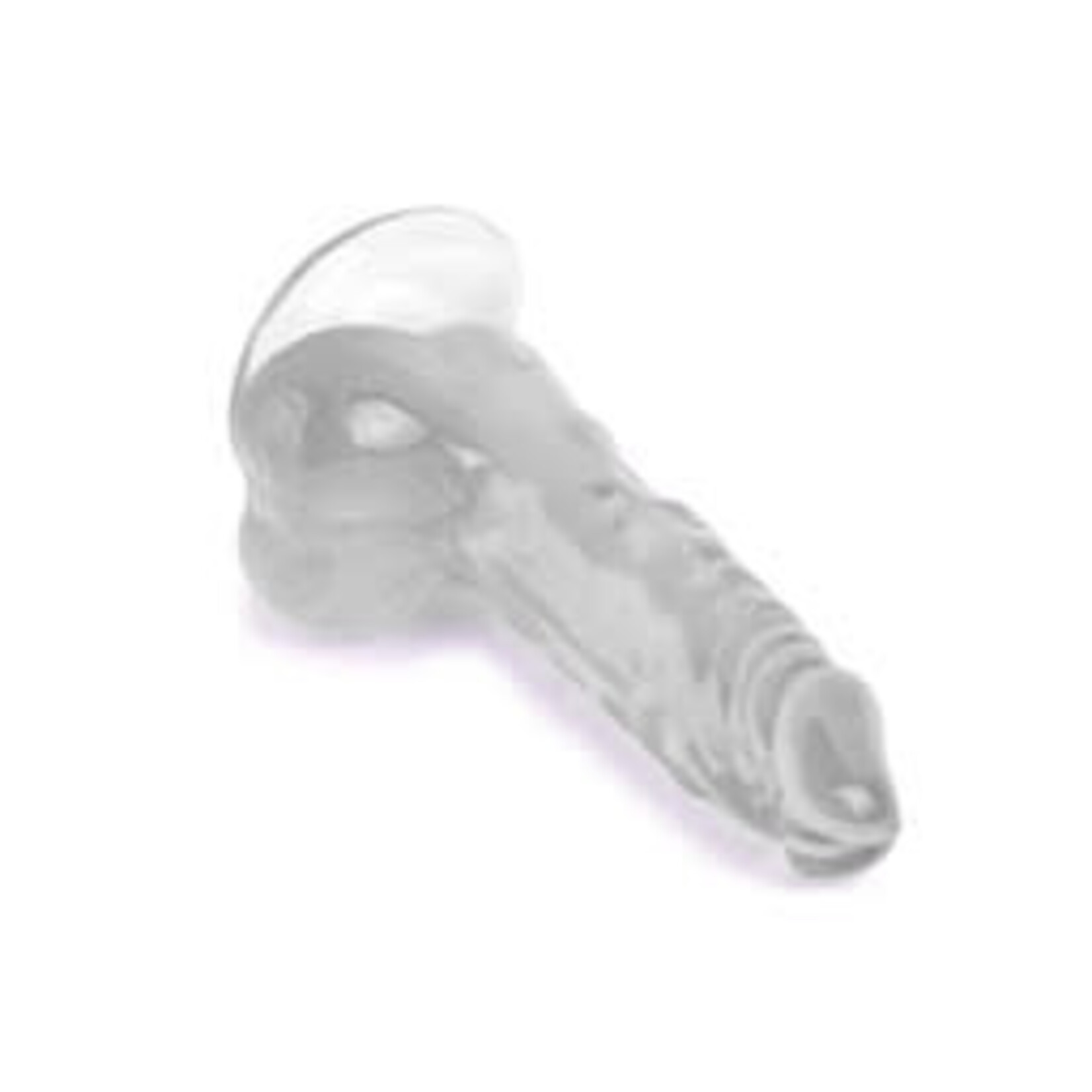 5.3" MR. RUDE -CRYSTAL JELLIES REALISTIC DILDO CLEAR