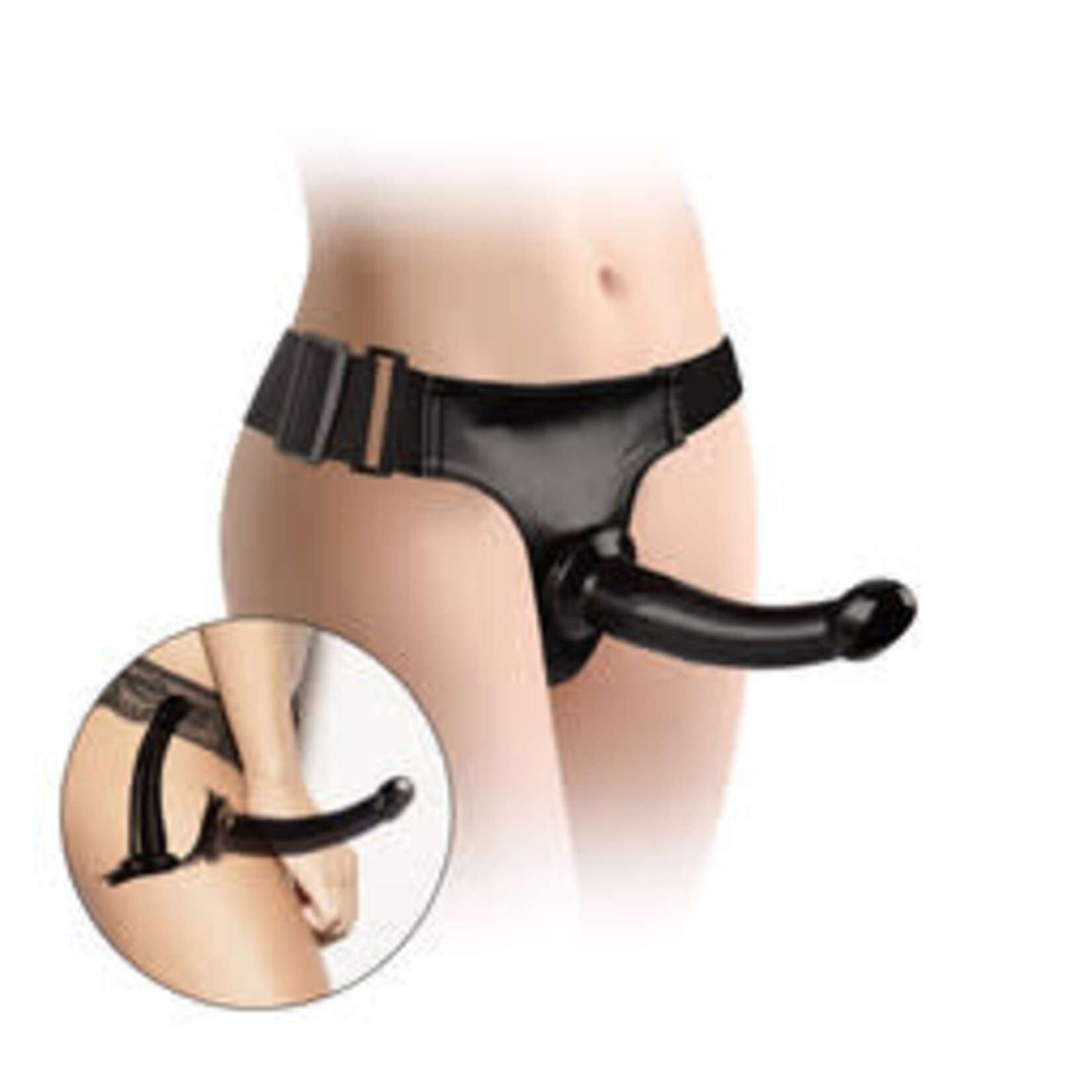 BLACK MAGIC UNISEX STRAP-ON DILDO FOR BOTH RECEIVER AND WEARER
