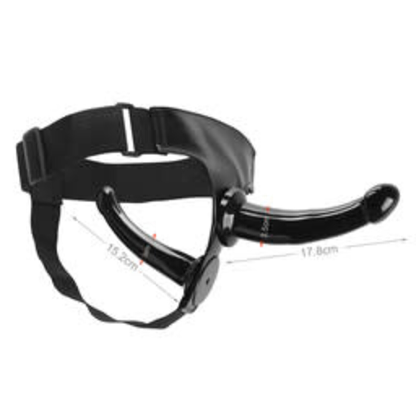 BLACK MAGIC UNISEX STRAP-ON DILDO FOR BOTH RECEIVER AND WEARER