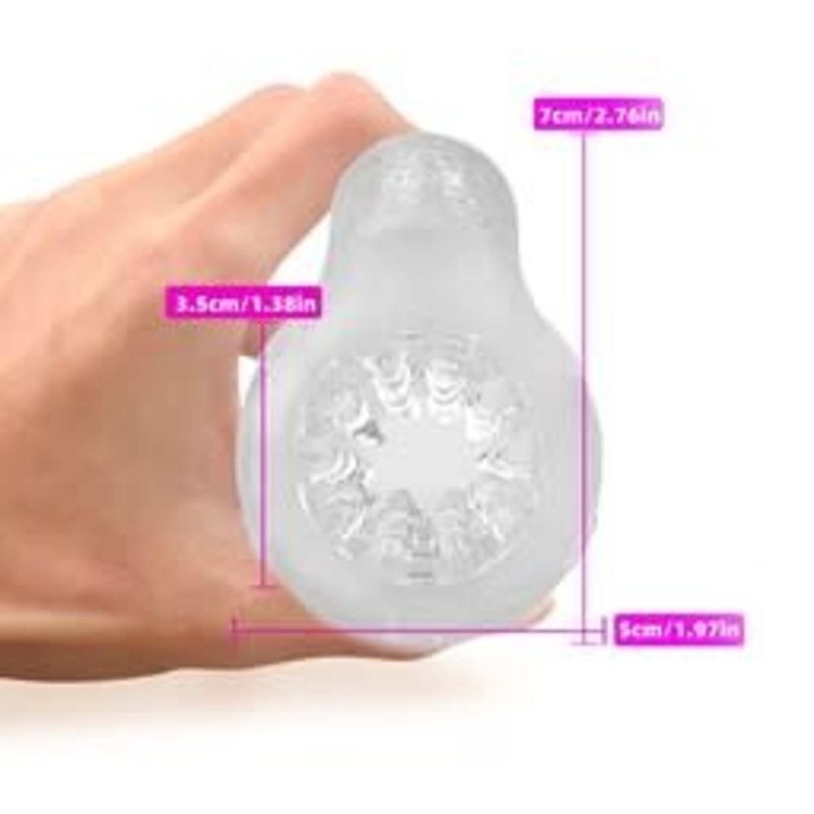 10 SPEED VIBRATION ICE GIRL TEXTURED SENSATION STROKER