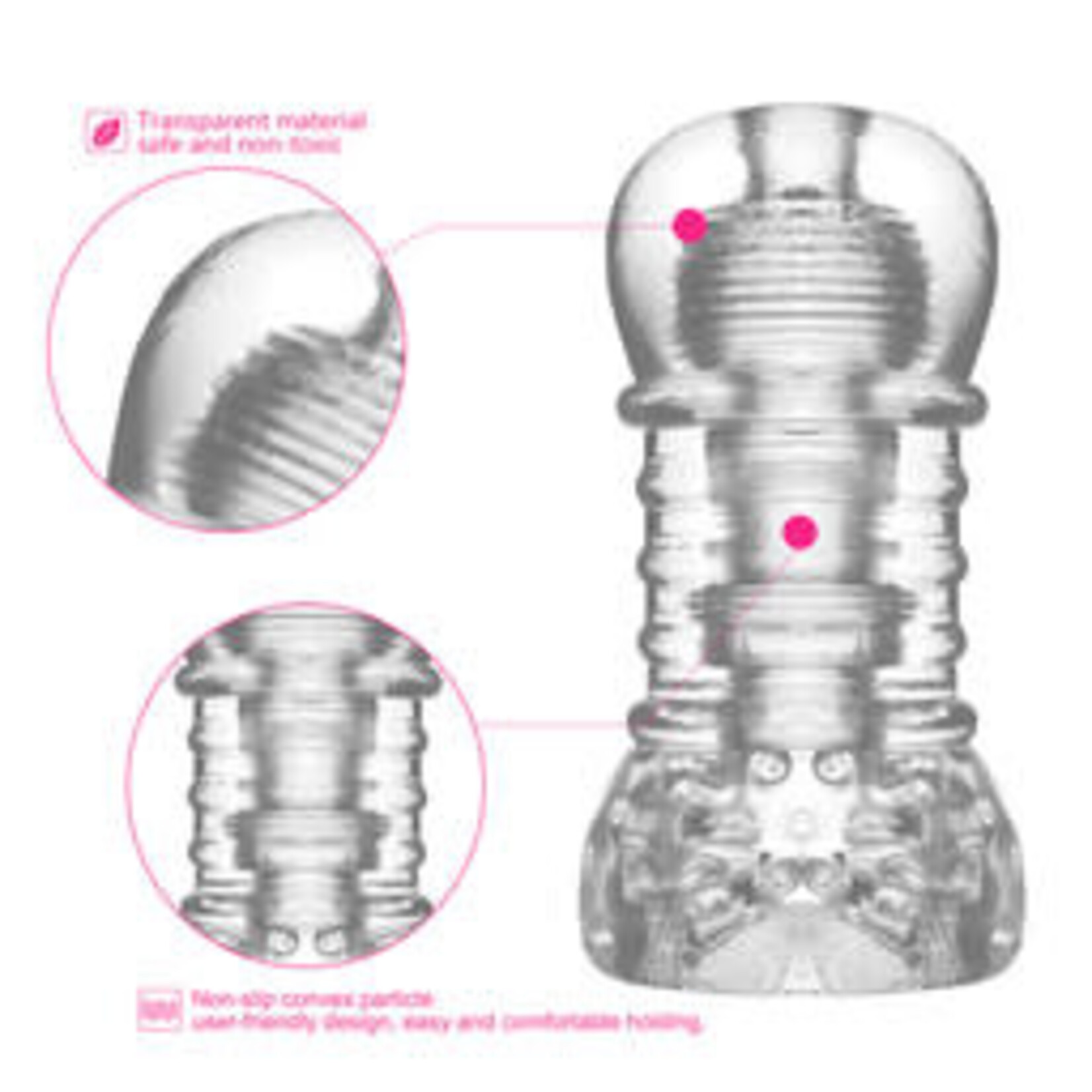 ICE GIRL TEXTURED SENSATION STROKER 351009