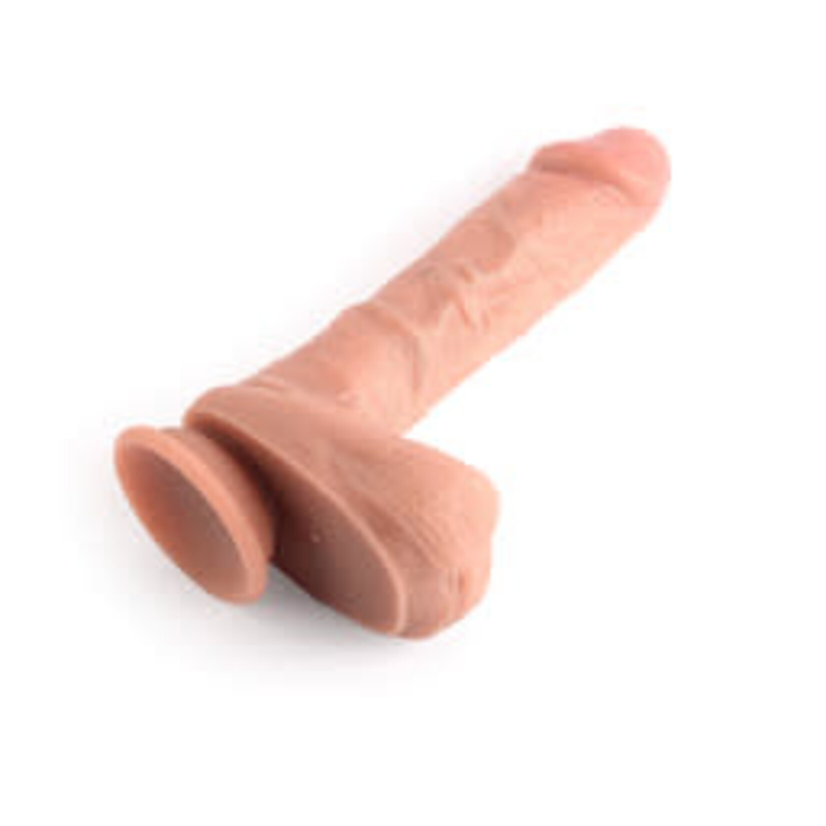 8.2" DUAL-LAYERED NATURE-FEEL SILICONE DILDO