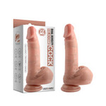 7.2" DUAL-LAYERED NATURE-FEEL SILICONE DILDO