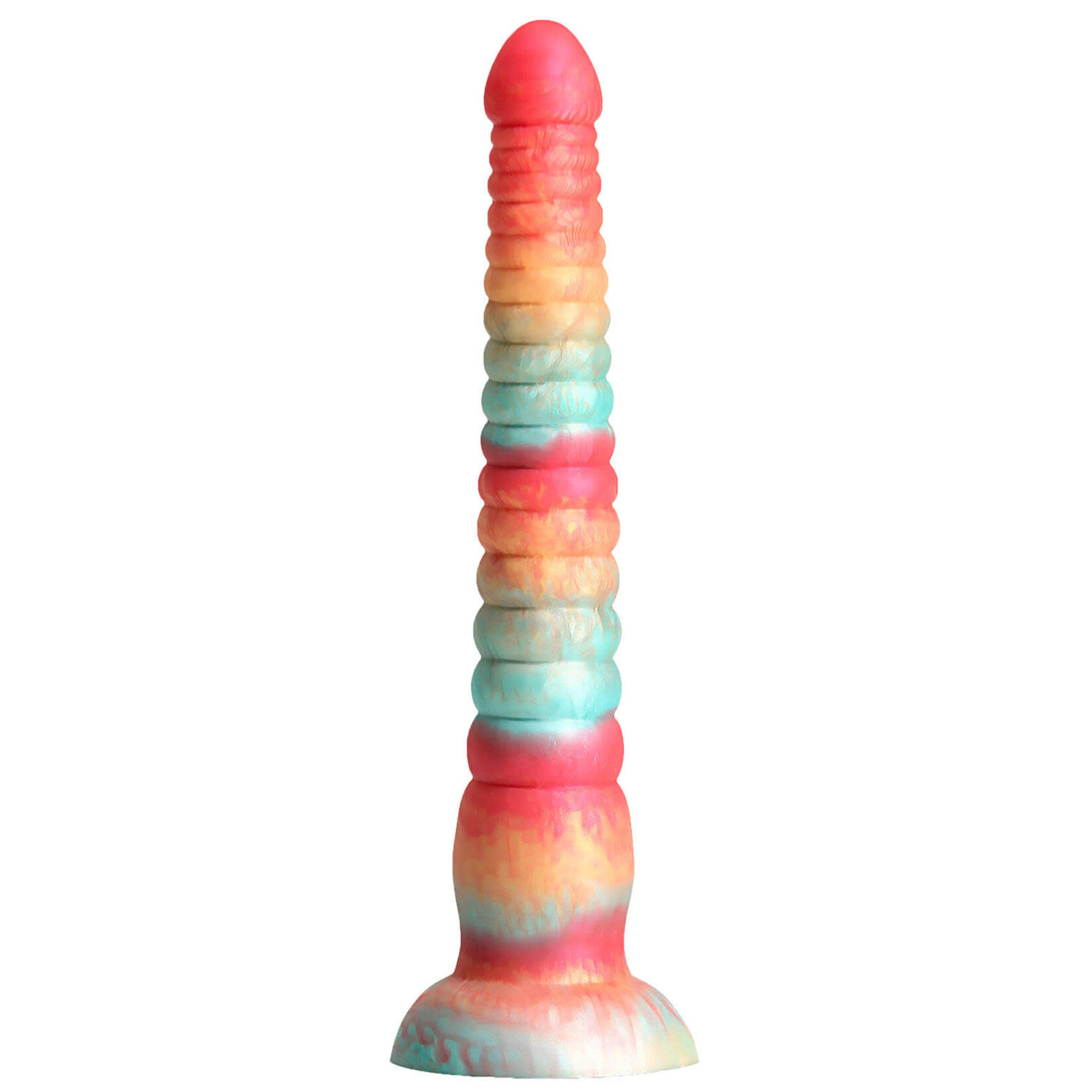 NSNOVELTIES NS - COLOURS - STACKED - 9" DILDO - RED/GOLD
