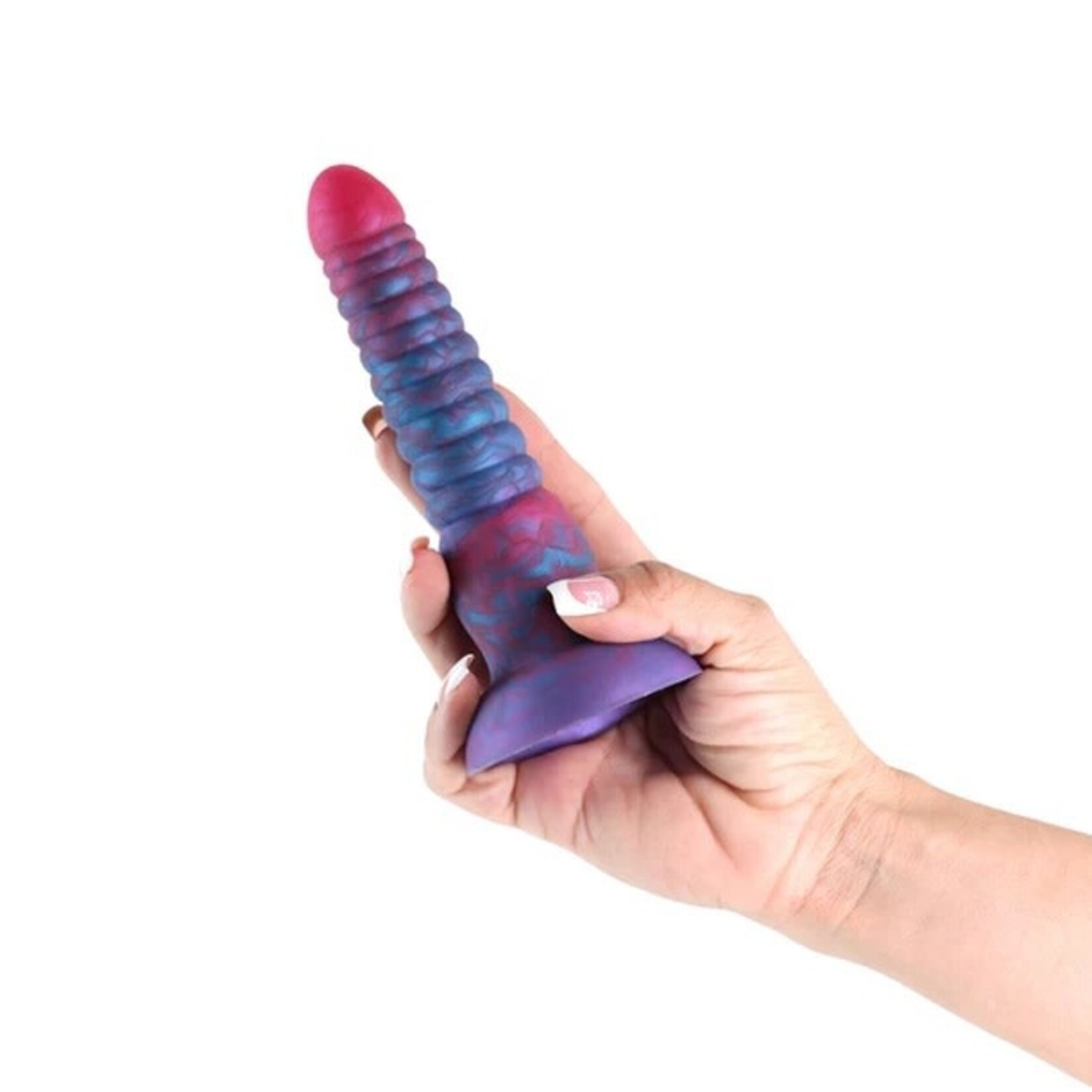 NSNOVELTIES NS - COLOURS - STACKED - 6" DILDO - PINK/BLUE