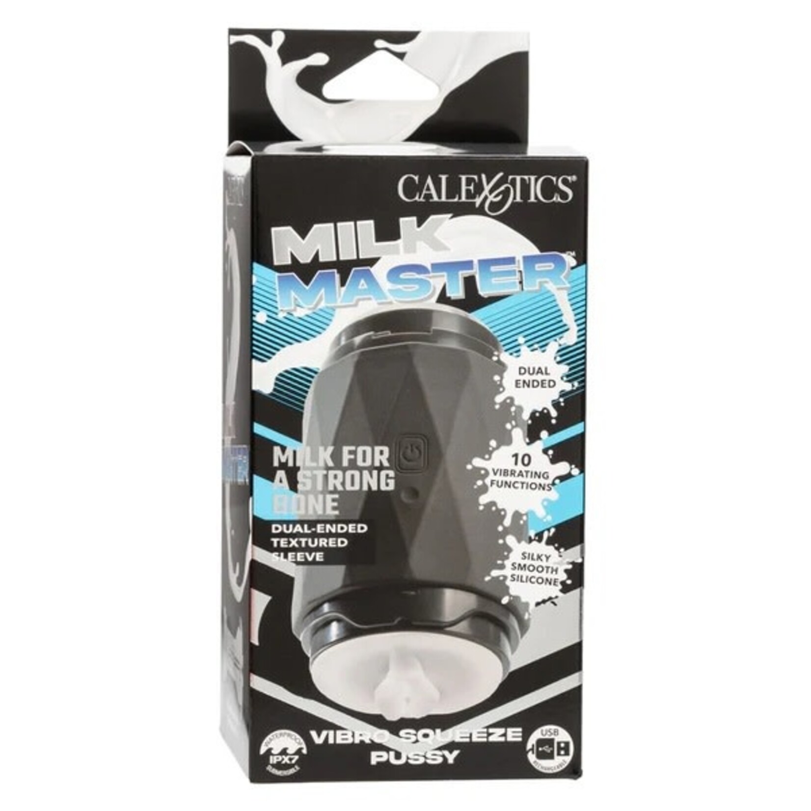 CALEXOTICS MILK MASTER VIBRO SQUEEZE PUSSY