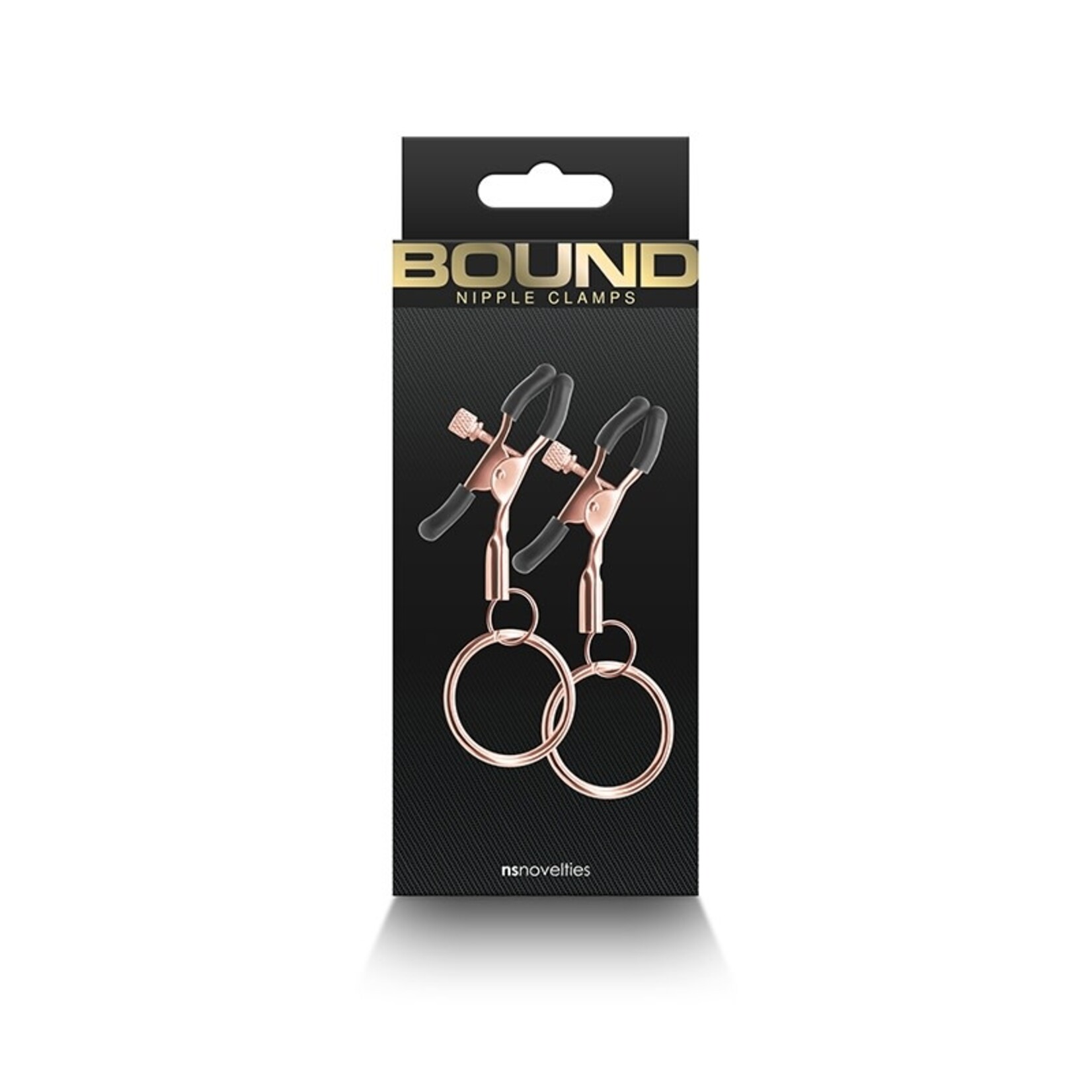 NSNOVELTIES NS - BOUND - NIPPLE CLAMPS - C2 - ROSE GOLD