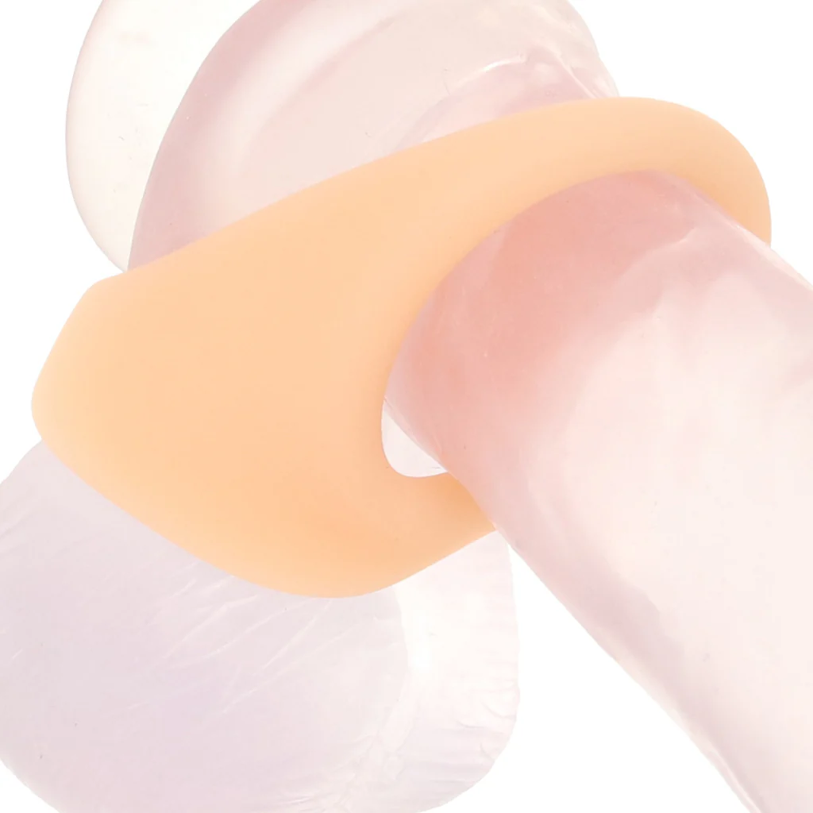 JOCK DISCREET SILICONE COCK & BALL RING IN LIGHT
