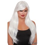 DREAMGIRL LINGERIE DREAMGIRL - LONG LAYERED WIG WHITE