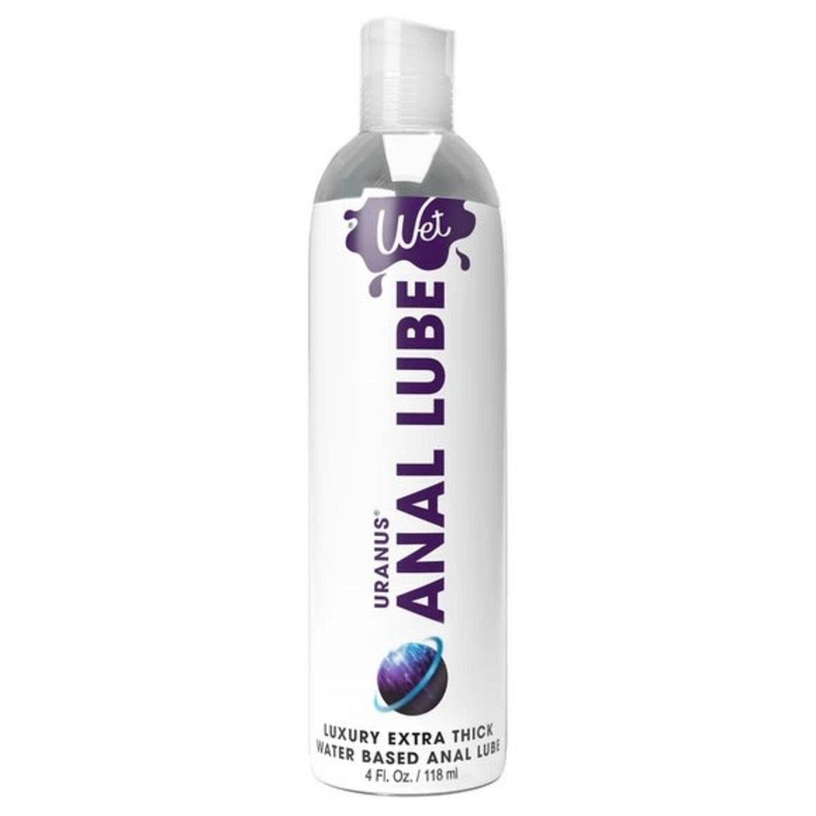 WET WET URANUS ANAL LUBE EXTRA THICK WATER BASED 4 FL.OZ/118ML