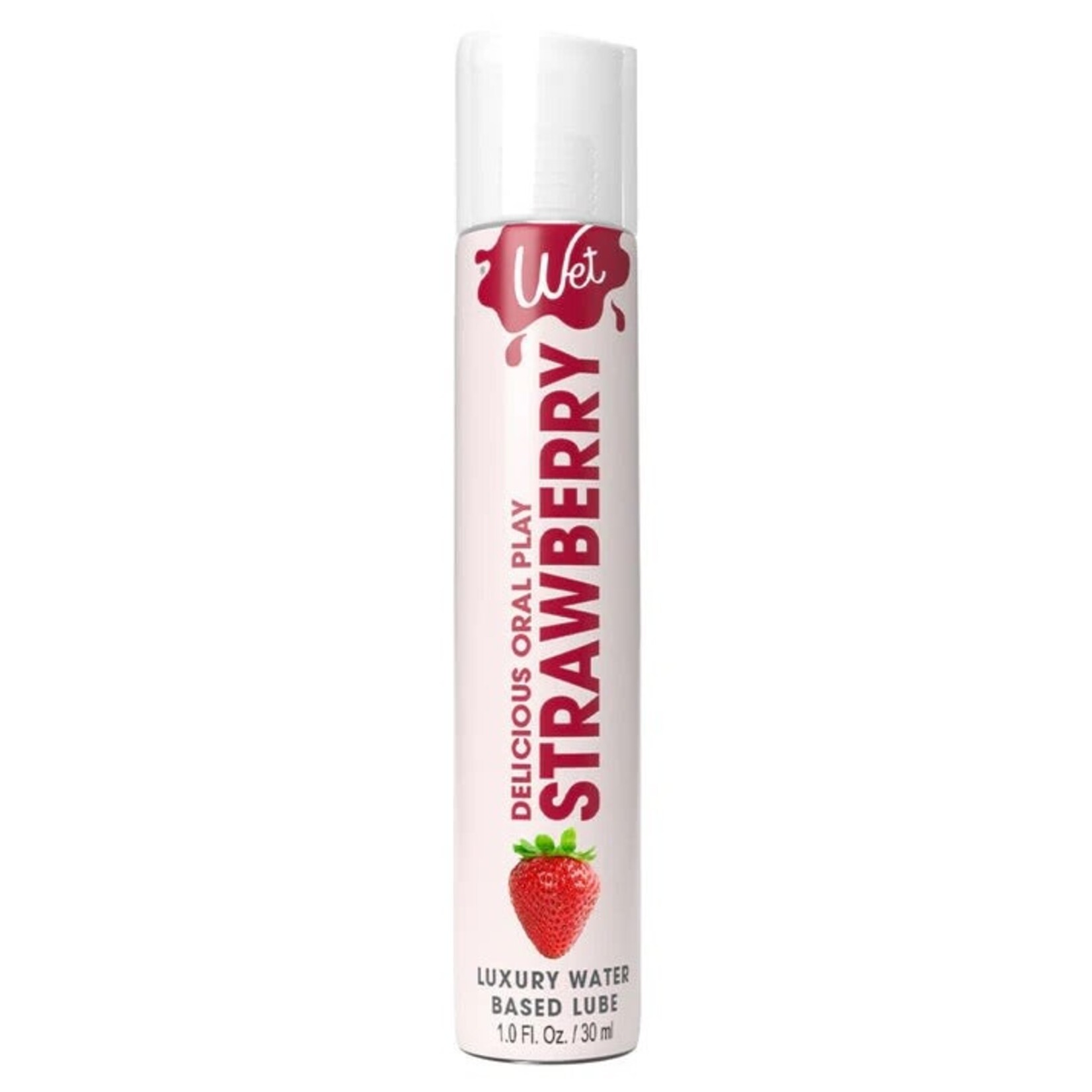 WET WET DELICIOUS ORAL PLAYSTRAWBERRY WATERBASED FLAVORED LUBRICANT 0.1FL.OZ/3ML