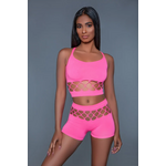 BE WICKED PALMER SET PINK