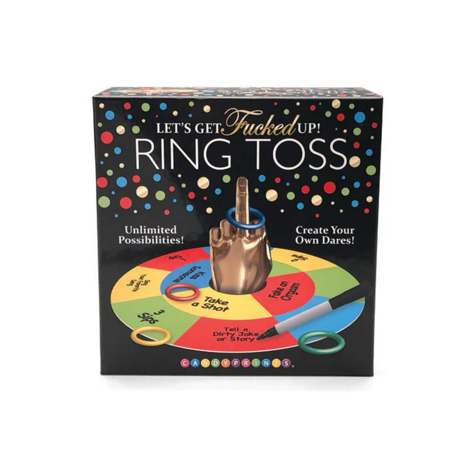 LET'S GET FUCKED UP RING TOSS
