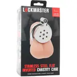 LOCKMASTER FLAT INVERTED CHASTITY CAGE