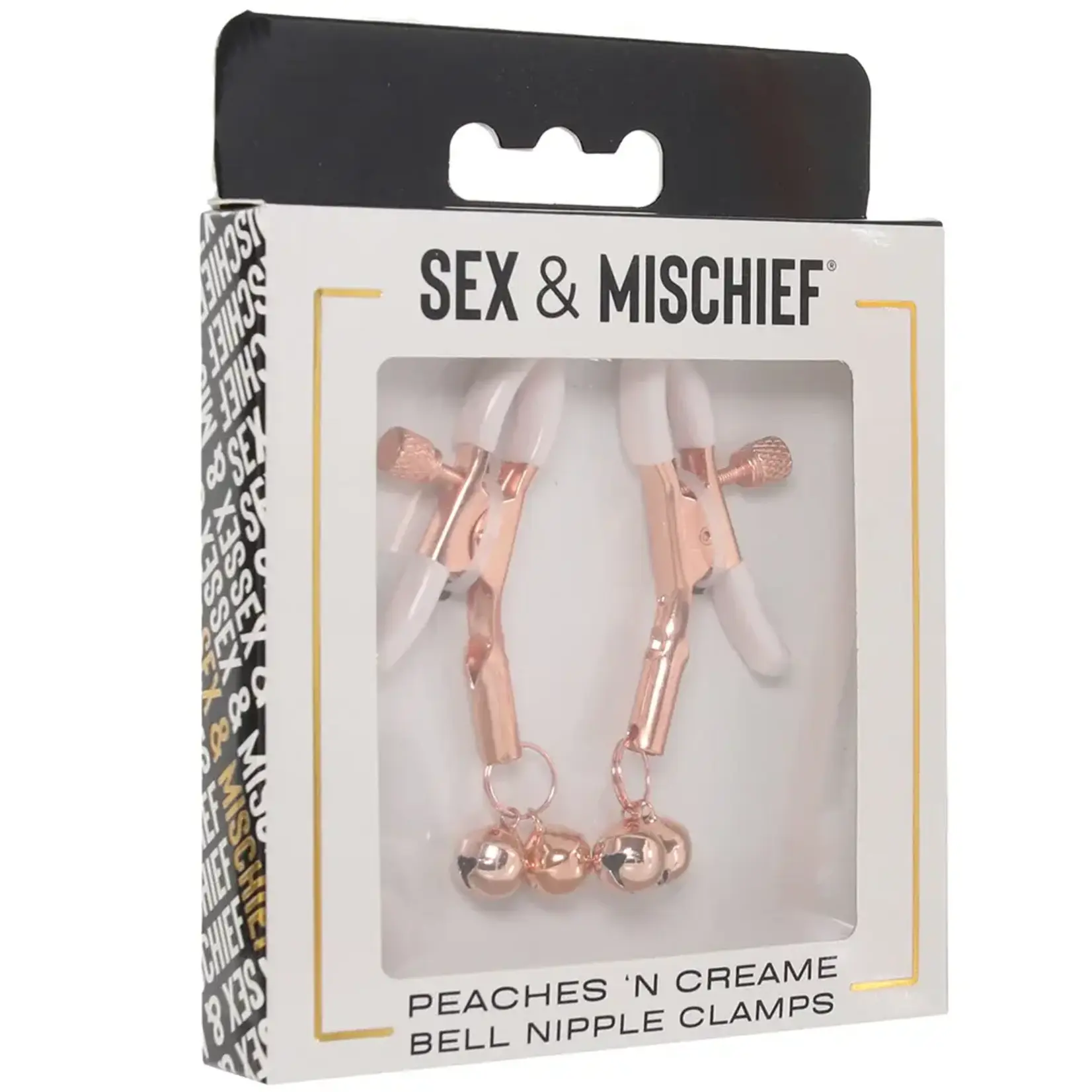 S&M PEACHES 'N CREAME BELL NIPPLE CLAMPS