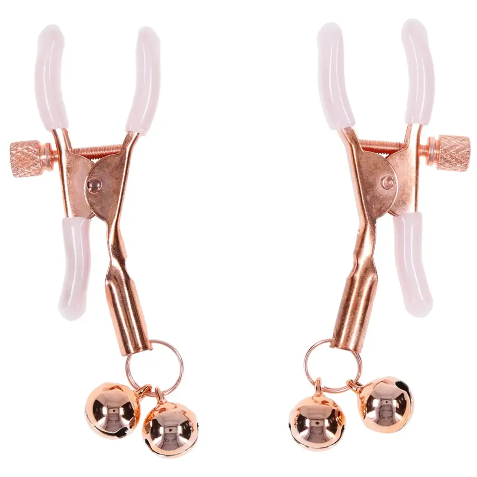 S&M PEACHES 'N CREAME BELL NIPPLE CLAMPS
