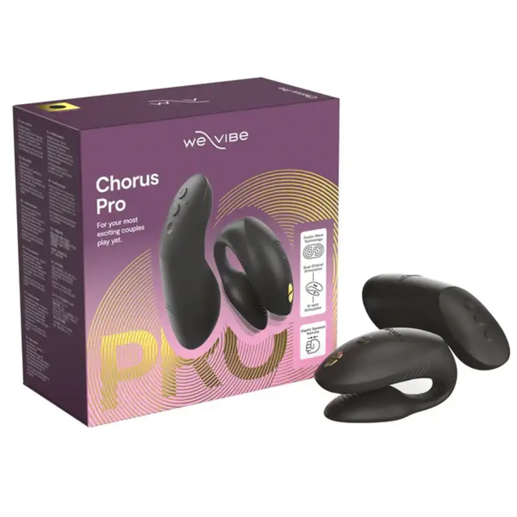 WE-VIBE WE-VIBE CHORUS PRO - SATIN BLACK