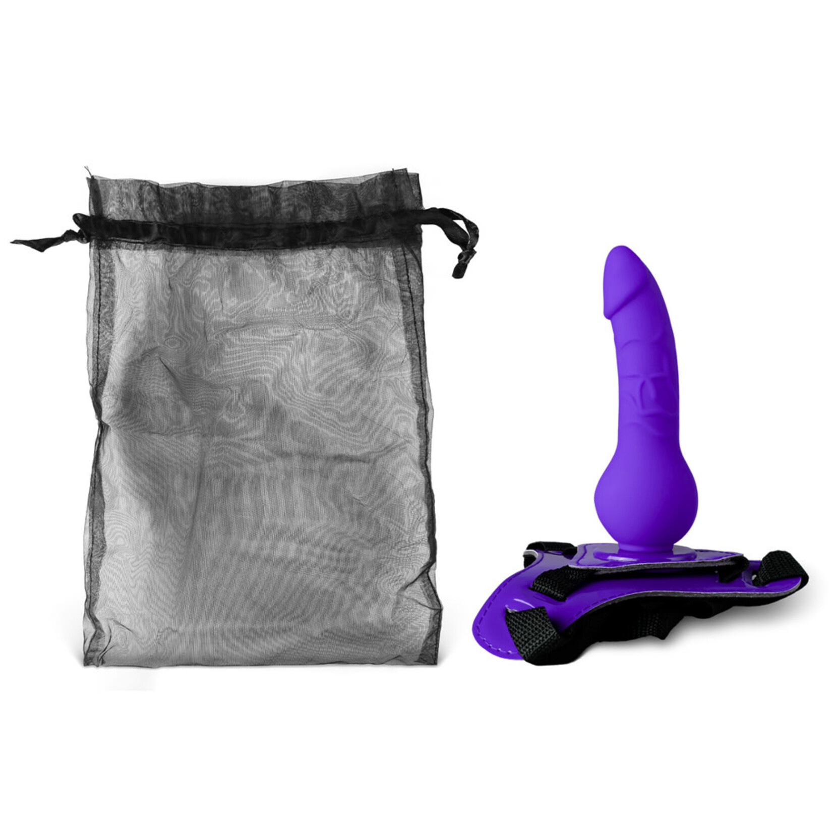 SINSATIONS 5.91'' PURPLE WEARABLE STRAP-ON DILDO WITH 10CM INSERTABLE LENGTH