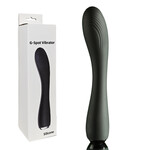 SINSATIONS 7.88'' 10-MODE BLACK RECHARGEABLE WATERPROOF SILICONE VIBRATOR