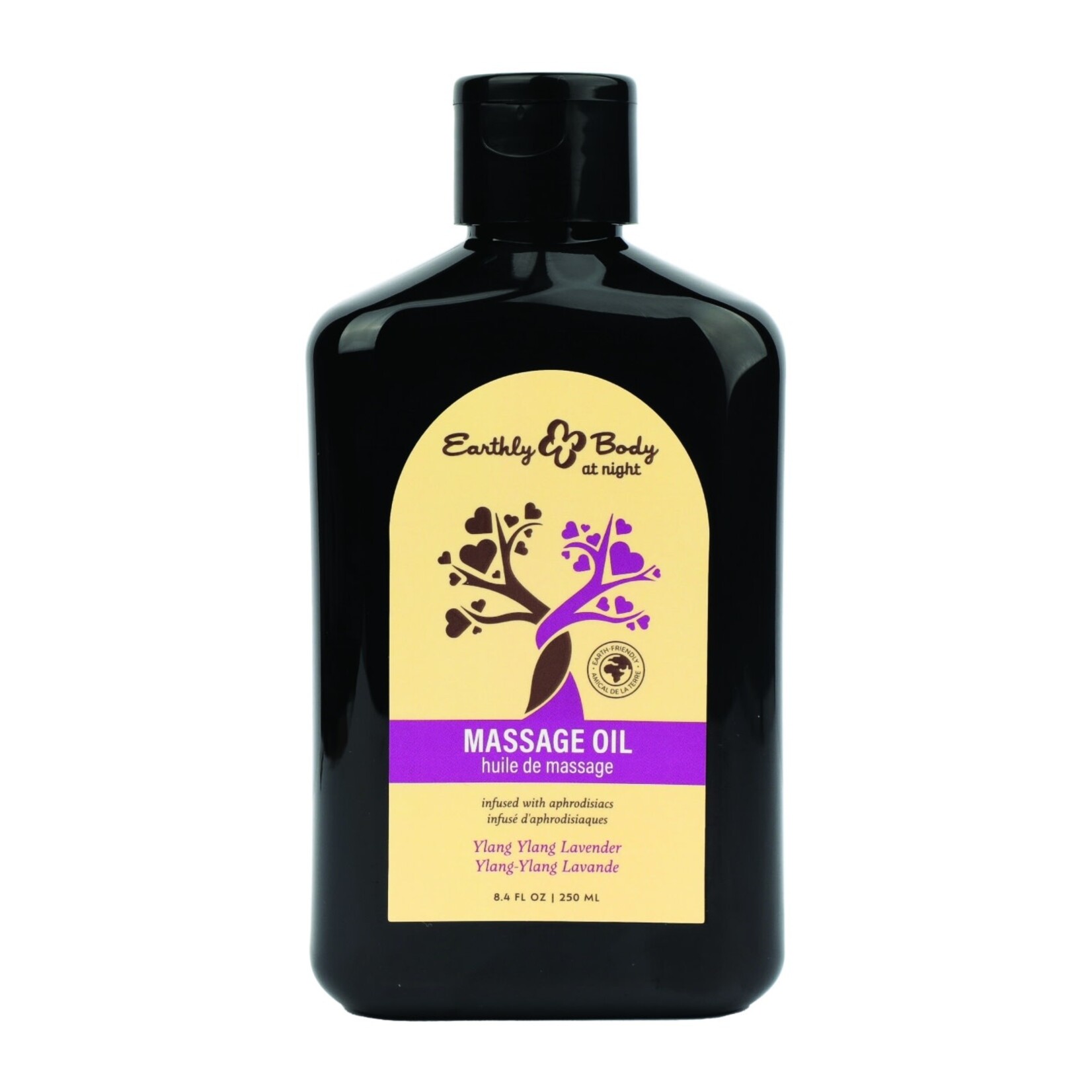 EARTHLY BODY EARTHLY BODY - APHRODISIAC MASSAGE OIL YLANG YLANG LAVENDER  8.4OZ