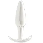 CLARITY UTOPIAN FLORET GLASS BUTT PLUG
