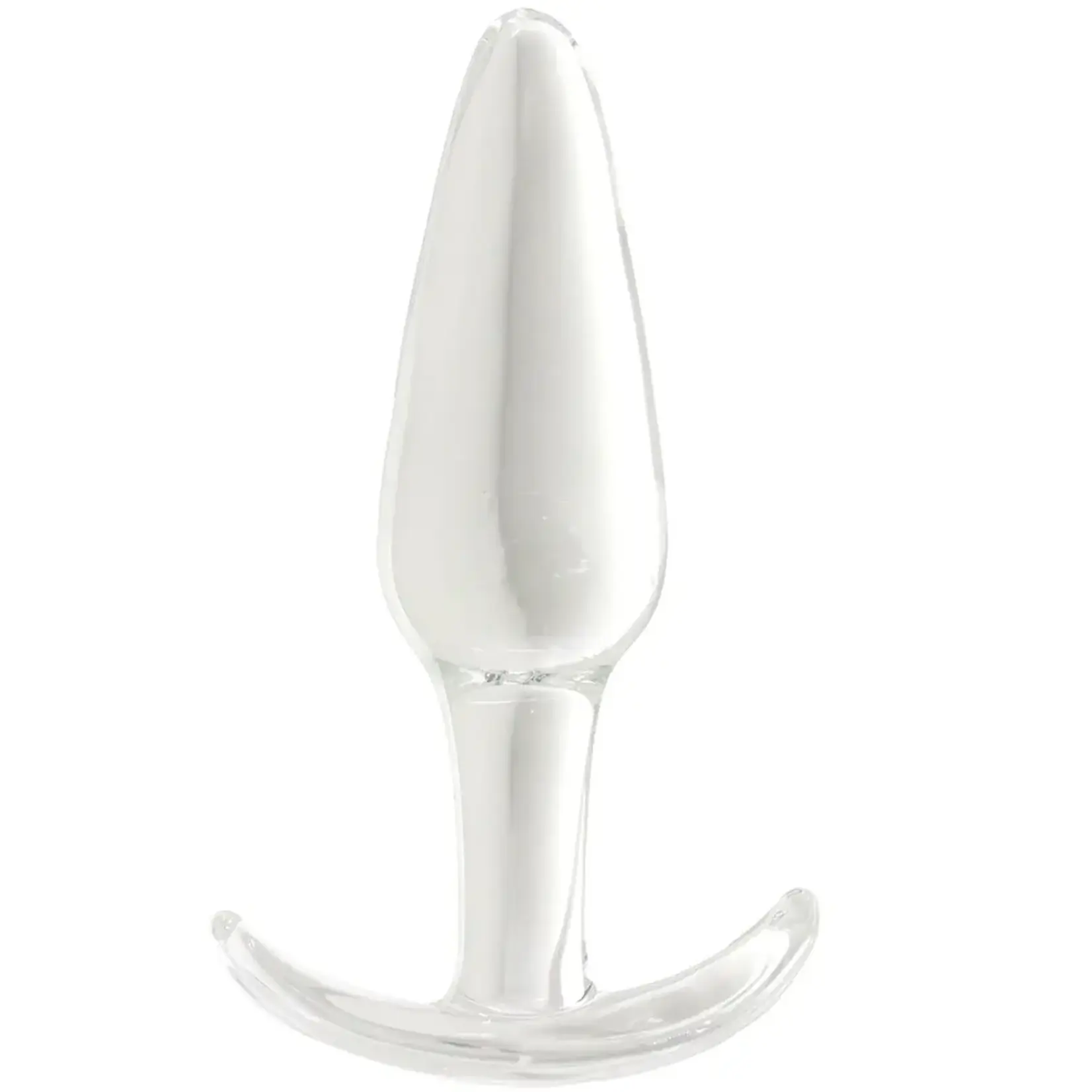 CLARITY UTOPIAN FLORET GLASS BUTT PLUG