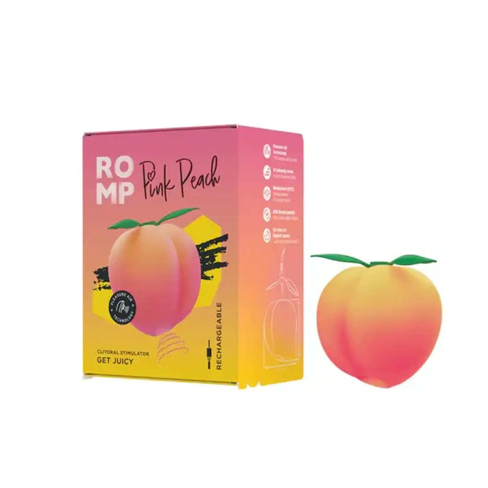 ROMP ROMP PINK PEACH CLITORAL STIMULATOR