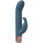 SHOTS SHOTS - DEVOTION 10 SPEED MINI-RABBIT SILICONE RECHARGEABLE - BLUE/GREY