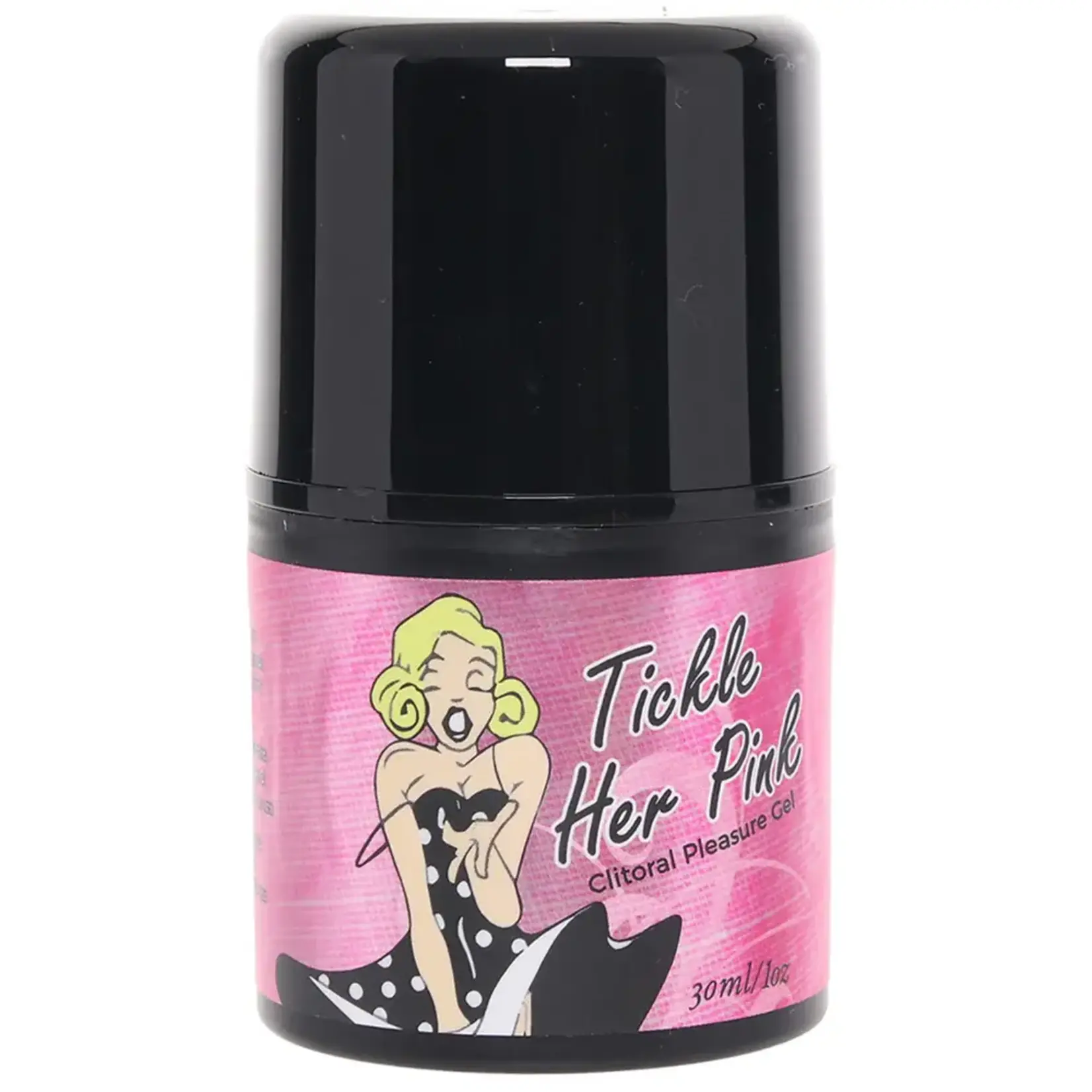 INTIMATE EARTH TICKLE HER PINK CLITORAL PLEASURE GEL PUMP IN 1OZ/30ML 1OZ/30ML