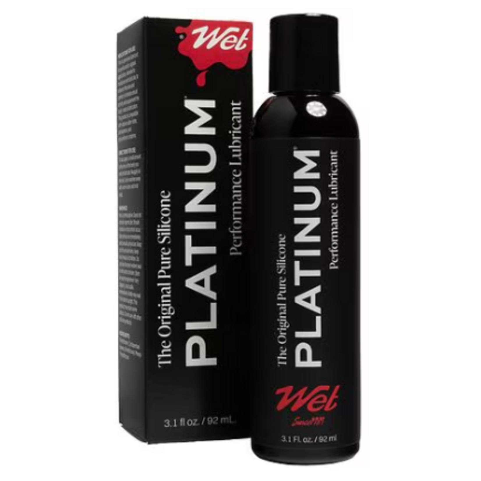 WET WET PLATINUM SILICONE BASED PERSONAL LUBRICANT 3.1 FI/OZ
