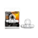 BLUSH BLUSH - STAY HARD - 10 FUNCTION VIBRATING MEGA BULL RING - CLEAR