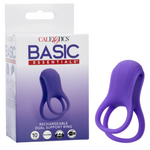 CALEXOTICS BASIC ESSENTIALS RECHARGEABLE DUAL SUPPORT RING