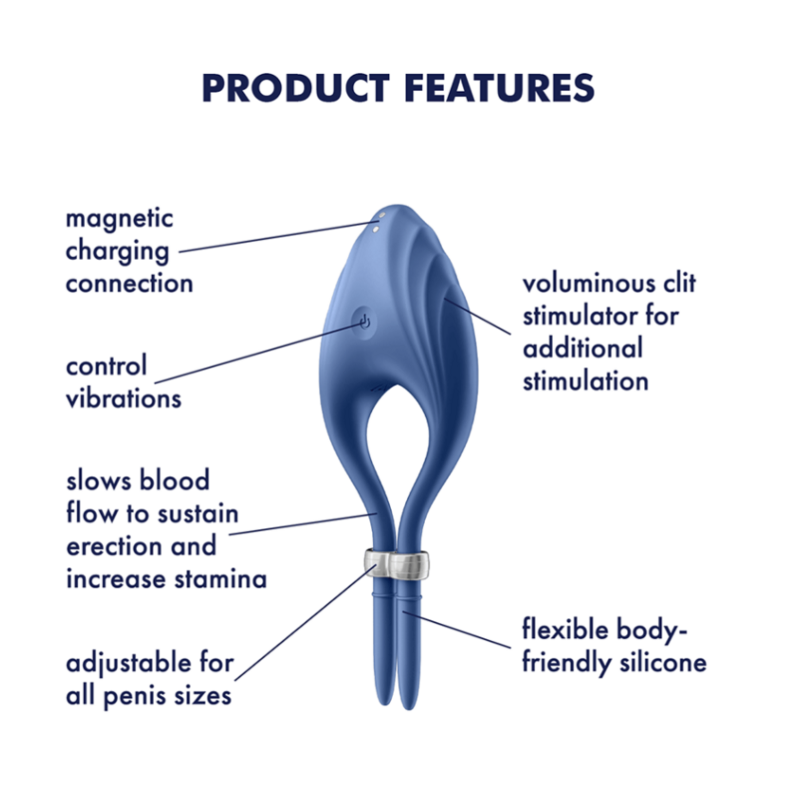 SATISFYER SATISFYER DUELIST BLUE