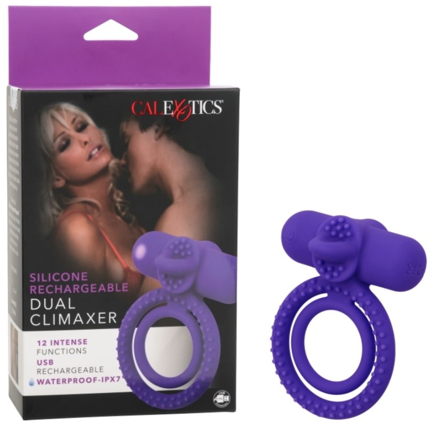 CALEXOTICS SILICONE RECHARGEABLE DUAL CLIMAXER