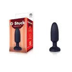 NMC - G STUCK - SILICONE ANAL PLUG - METALLIC BLACK