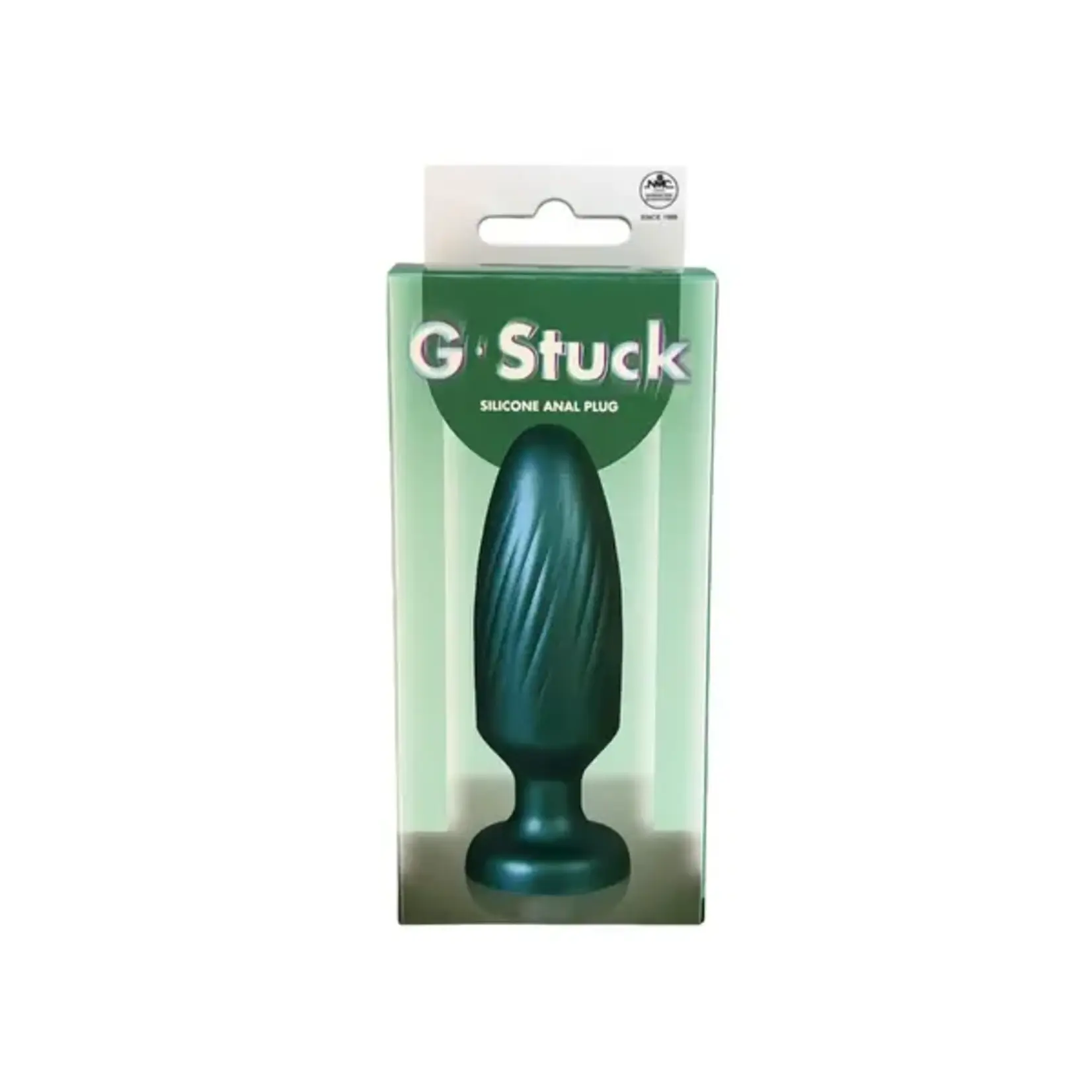 NMC - G STUCK - SILICONE ANAL PLUG - METALLIC GREEN