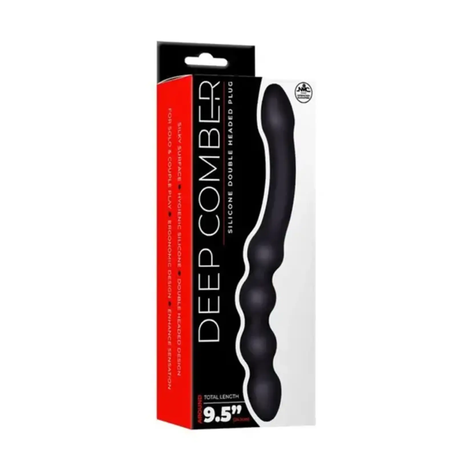 NMC - DEEP COMBER - SILICONE DOUBLE HEADED PLUG - 8.5 IN - BLACK