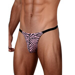 OH YEAH! OH YEAH! SEXY ZEBRA PRINT LOW RISE MEN THONG M
