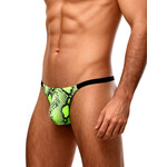 OH YEAH! OH YEAH! SEXY SNAKESKIN PATTERN LOW RISE MEN THONG L