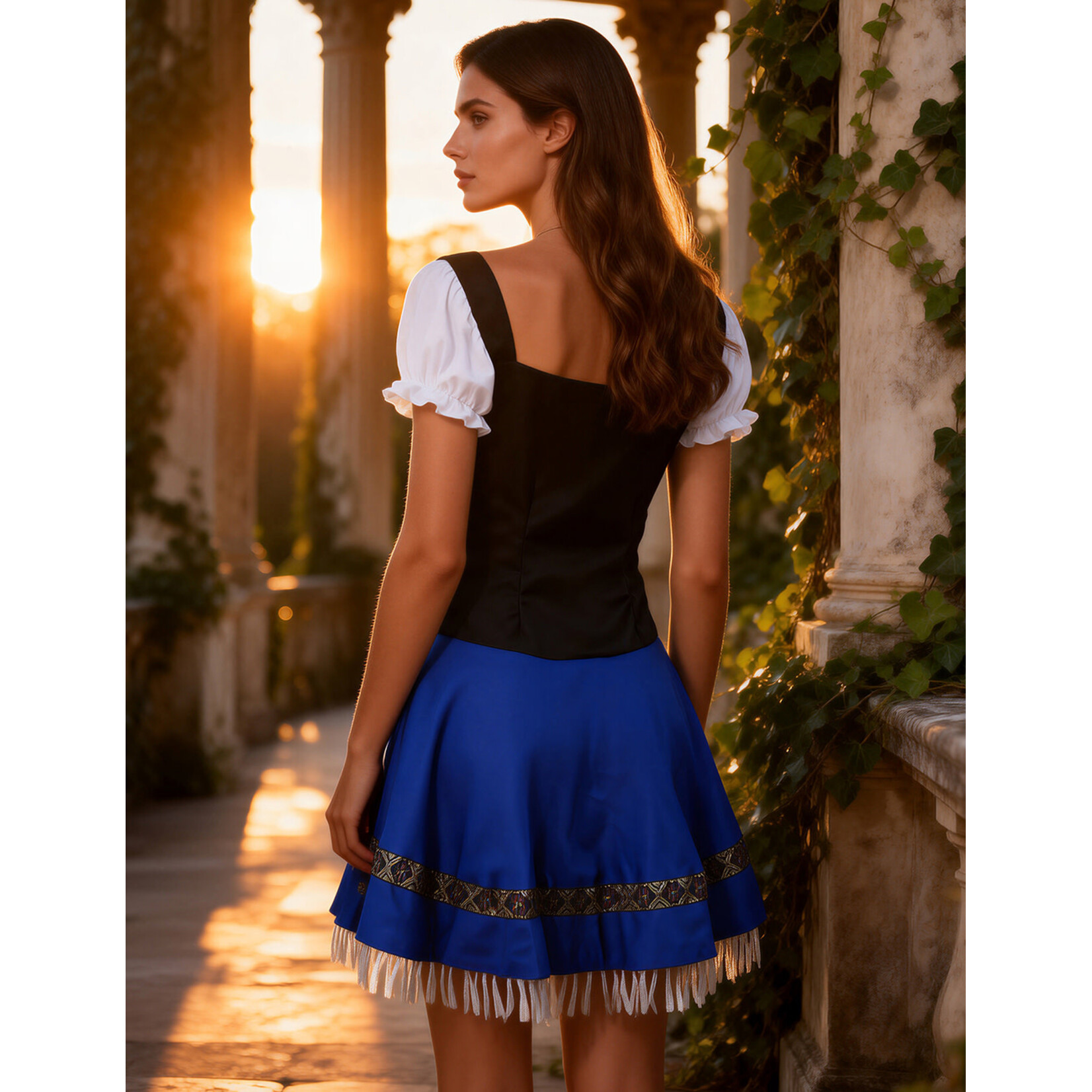 OH YEAH! OH YEAH! GERMAN BEER GIRL COSTUME DRESS M